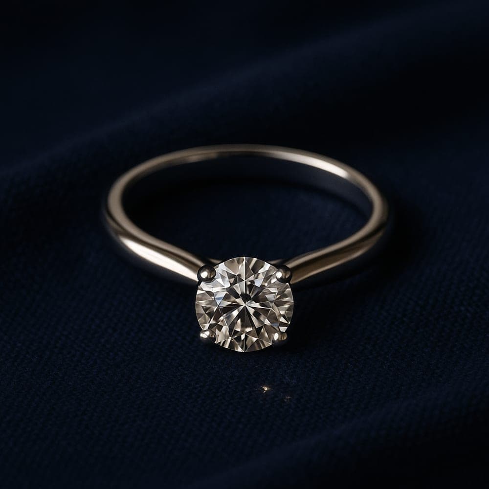 A single platinum band showing its cool silvery sheen